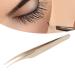 Professional Stainless Steel Eyelash Extension Tweezers - Curved for Voluminous Applications - Buy Online on GoSupps.com