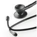 Professional Cardiology Stethoscope Stainless Steel Non Chill Chest piece (Full Black)