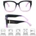 LVIOE Blue Filter Glasses - Reduces Eye Strain for Glasses & Non-Glasses Wearers | Purple Computer Glasses | International Shipping Available - Buy Online on GoSupps.com