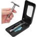 Classic Stainless Steel Razor for Men | Portable Dual Edge Shaving Set | Wireless Wet & Dry Accessories - Buy Online on GoSupps.com