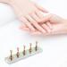 Beavorty 1 Set Acrylic Nail Display Stand Nail Practice Holder Magnetic Nail Practice Stand Fingernail Diy Nail Stand for False Nail Manicure Tool Salon Use Golden - Buy Online on GoSupps.com