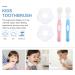 Healeved Silicone Toothbrush for Kids - Tooth Cleaning Brush Tool Dental Care Cleaning Accessories - Pink (1 Pack) - Buy Online on GoSupps.com