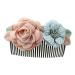 FRCOLOR Women Barrettes Flower Barrettes Hair Teasing Combs for Women Headwear for Women Barrettes for Women Bridal Headpiece Women Headdress Bride Headgear The Flowers