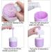 UQMIQURA Face Cleanser Foamer Cup Cute Face Cleanser Bubbler Foam Bubble Maker Travel Skin Care Foam Foamer Cup Facial Cleanser for Girls Face Wash Shower Tools - Buy Online on GoSupps.com