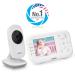 VTech Video Baby Monitor with 1000ft Long Range  Auto Night Vision  2.8 Screen  2-Way Audio Talk  Temperature Sensor  Power Saving Mode  Lullabies and Wall-mountable Camera with bracket  White 2.8" screen - Buy Online on GoSupps.com