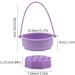 3 in 1 Silicone Brush Cleaner Makeup Brush Cleaner and Dryer Multifunctional Brush Cleaning Mat for Makeup Brushes and Eggs Cleaning Drying and Storage Beauty Tools Purple - Buy Online on GoSupps.com