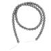 Ververt Touch loose terahertz pearls to do it yourself terahertz pearls for jewelry production loose round pearls with good thermal conductivity natural stone beads to relieve fatigue