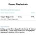 Copper Bisglycinate 3mg x 120 Tablets (Bioavailable Chelated Form) by Phoenix Nutrition - Buy Online on GoSupps.com