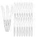 Plastic Cutlery Transparent Disposable Forks Spoons Knife Cutlery Set 300 Pieces Plastic Knives for Wedding Party Supplies Dinners Catering Food Services