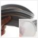 IYYI ME.FAM 800ML Silicone Collapsible Bowl with Lid - Heat Resistant Gray Bowl for Camping & Hiking - Buy Online on GoSupps.com