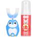 Kids U-Shaped Electric Toothbrush | IPX7 Waterproof Sonic Toothbrush for Children | 3 Cleaning Modes | Toddler Electric Toothbrush (Blue) - Buy Online on GoSupps.com
