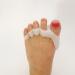 Buy Silicone Toe Separator & Bunion Pads - Hallux Valgus Toe Correctors for Pain Relief (White) - International Shipping Available - Buy Online on GoSupps.com