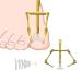 Ingrown Toenail Treatment Kit  Ingrown Toenail Corrector Stainless Steel for Curved Ingrown Toenails with 12 Toenail Braces