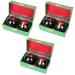 FOMIYES 6 STK BAODING Balls Hand massage ball Massage-Baoding balls Hand massage balls Health balls Chinese massage ball Healthcare Massage globe brocade box fitness mediumx3PCs as shown x 3 pieces