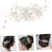 Beavorty Wedding Hair Accessories Hair Pin Hair Barrettes Rhinestones Tiara Hair Clips Hair Comb Clips Girl Headpieces for Wedding Metal Hair Comb Bride Pearl Decorate Vintage - Buy Online on GoSupps.com