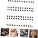 PLAFOPE 100pcs Eye Shadow Stick Eyeshadow Sticks Eyeshadow Applicator Pads Makeup Eyeshadow Emulsion Black 7.5x0.5cm Black - Buy Online on GoSupps.com