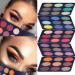 9 Colors Pearlescent Matte Eyeshadow Palette Diamond Glitter Shimmer Sparkle Eye Shadow Powder Palette Waterproof Long Lasting Cosmetic Eye Makeup 01#The Wizard of Oz - Buy Online on GoSupps.com
