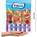  Vidal Vidal Assorted Treats Pica Fingers Rubber Candy with Raspberry Flavour and Pica Trim Pink Yellow Orange and Green Colours 1kg Bag - Buy Online on GoSupps.com