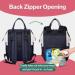 Babbleroo Multifunctional Diaper Bag Backpack - Large Baby Bag with Changing Pad Stroller Belt & Pacifier Bag | Stone Gray & Blue - International Shipping - Buy Online on GoSupps.com
