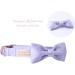 Unique Purple Silk Dog Collar for X-Small Dogs | Adjustable Soft Fly Pet Collar Gift - Buy Online on GoSupps.com