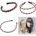 hgnxa Festive Christmas Headband Aesthetic Charm Hairhoop Festival Headdress Knotted Hairband French Style Headwear - Buy Online on GoSupps.com
