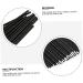 Beavorty 300 pcs Sticks Eyeliner Eye Fiber Stickblack Applicator Makeup Disposable Brush Practical Black 9x0.7cmx3pcs Blackx3pcs - Buy Online on GoSupps.com