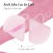 Set of 2 Velour Triangle Makeup Powder Puffs for Loose Powder Foundation - Pink | Reusable Face Sponge Pads for Cosmetics - Buy Online on GoSupps.com