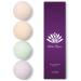 Bath Bomb Gift Set for Women: USA Made All-Natural  Organic Essential Oils  Epsom Salt  and Shea Butter: 4 Extra Large (8 oz) Lush Bath Bombs. for Longer Fizz: Safe for Sensitive Skin by Naked Reverie