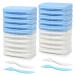 BVN braces wax orthodontic tooth wax: 20 boxes/100 stripes tooth wax for braces braces wax dental wax for braces for relieving irritation and pain blue white 20 boxes