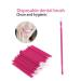 100PCS Micro Applicator Brush - Disposable Ultrafine Purple Toothbrush for Oral Care | International Shipping - Buy Online on GoSupps.com