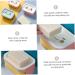 Ciieeo Kitchen Soap Holder 3 Pcs Double Layer Soap Dish Travel Soap Case Plastic Soap Case Plastic Soap Dish Draining Holder Soap Wall-mounted Preservation Box Pp Pink - Buy Online on GoSupps.com
