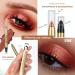 Eyeshadow Stick 2 in 1 Glitter Eyeshadow Pencil Waterproof Long-lasting Eyeshadow Brightener Smooth Shimmer Stick with Soft Brush for Eye Makeup (#05) - Buy Online on GoSupps.com