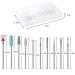 URAQT 10pcs Electric Nail Drill Bits Set - Professional Cuticle Polishing Bits for Acrylic Gel Nails - Manicure Pedicure Drill Tool - Buy Online on GoSupps.com