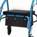 Folding Seat Rollator Bag Black Large Size Walker Bag Pouch Storage Medical Tote Organizer for Compact Wheelchair Walker Accessories Wheel Rollator Goforwealth - Buy Online on GoSupps.com