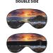 Ireland Sunset Seascape Print Eye Mask | Ultra-Soft Light-Blocking for Restful Sleep | International Shipping Available - Buy Online on GoSupps.com