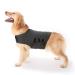 Chennie sport dog fear jacket dog stress reduction soothing coat thunder dog wrap for small and large large S 7-13 kg dark gray