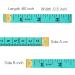 12 PCS Soft Tape Measures - 60-Inch/150cm Double-Scale Ruler for Sewing, Tailoring & Body Measurements - Buy Online on GoSupps.com