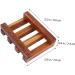 Amosfun Soap Case Sink Soap Holder Soap Rack for Shower Soap Dishes Holder Wood Soap Holder Square Soap Dish Bathroom Soap Holder Shower Soap Holder Soap Drainer Vintage Bamboo Charcoal - Buy Online on GoSupps.com