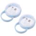 Healifty 2pcs Baby Toddler Pacifier Box Nipple Shield Case Pacifier Holder Pacifier Case for Outdoor Use Blue