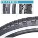 2 Pack 26 x 2.125 Inch Beach Cruiser Bike Tires - Folding Bicycle Comfort Replacement - Black/White Wall - With/Without Inner Tubes - Buy Online on GoSupps.com