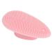 Silicone Face Brush Convenient Facial Cleansing Brush Deep Cleaning for Face Cleaning for Baby Shower(pink)