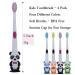 6 Pack Kids Panda Toothbrushes - Extra Soft BPA-Free with Suction Cup Storage - For Boys and Girls Toddler Toothbrush - Age 3 - Buy Online on GoSupps.com
