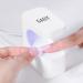 GAOY Mini UV Light for Gel Nails Small Nail Cure Light with 2 Timers U-Shaped LED Nail Lamp USB Nail Dryer for Fast Curing White