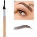 Eyebrow Pencil Eye Makeup Eyebrow Pen with 4 Tip Brow Pencil Eye Brow Pencils for Women Long-Lasting Eyebrow Pen (Khaki) - Buy Online on GoSupps.com