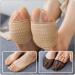 5 Pairs Breathable Half Socks with Non-Slip Metatarsal Pads - Reusable & Washable Outdoor Toe Socks - Buy Online on GoSupps.com