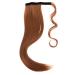 SOESFOUFU Curly Wig Ponytail Hair Extension Real Hair Ponytail Heat Synthetic Wavy Wig Curly Closure Wig Human Hair Curly Wigs Dark Brown Wig Clip-on Scarf High Temperature Wire Women's