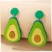 GOOHOCHY 1 Pair Avocado Earrings Avocado Gifts Avocados Fresh Earrings for Women Trendy Avacado Sushi Go Crystal Dangle Earrings Pendant Earrings Sequins Acrylic - Buy Online on GoSupps.com