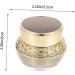 Didiseaon Cream Bottle Small Beard Comb Empty Sample Jar Empty Face Cream Container Plastic Vials Refillable Face Cream Container Clear Container with Lid Pot Jar Dispenser Pp Glass Travel 6X5.5X5.5CM Golden - Buy Online on GoSupps.com
