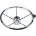 YaeMarine Stainless Steel 5 Spoke Boat Steering Wheel 13-1/2 Dia Destroyer Style with M Size Knob (9103SRF1) - Buy Online on GoSupps.com