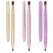 3 Pack Lip Brush for Lipstick Retractable Lip Brush Double Makeup Brushes Trave Lip Makeup Brush Set for Lipstick Lip Gloss